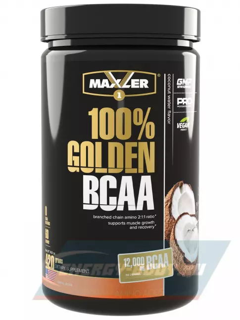 ВСАА MAXLER 100% Golden BCAA 420 г, Кокосовая вода