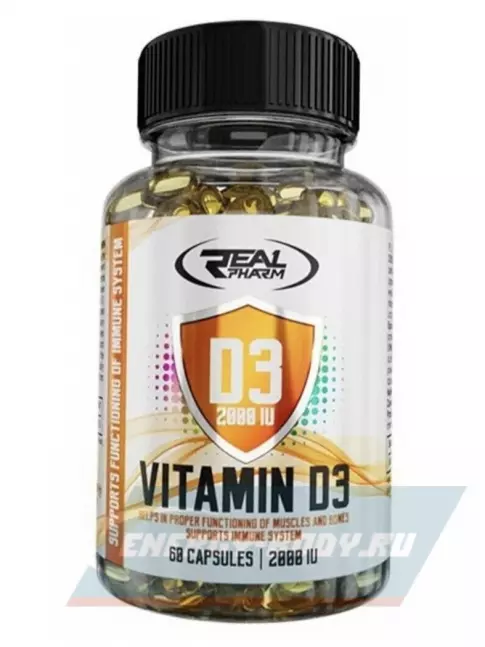  Real Pharm Vitamin D3 2000 IU 60 капсул