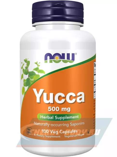  NOW FOODS Yucca 500 mg 100 веган капсул