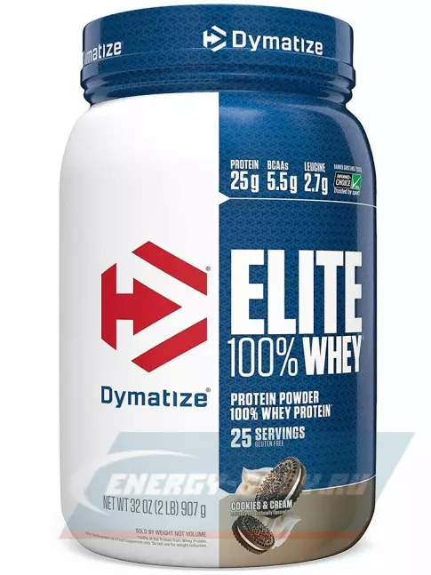  Dymatize Elite Whey 100% 907 г, Печенье с Кремом