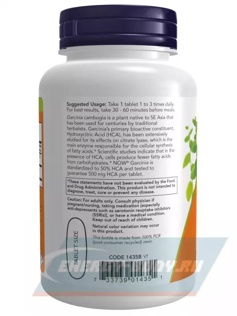  NOW FOODS Garcinia 1000 mg 120 таблеток