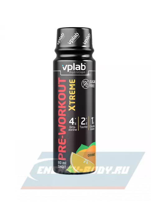 Предтерник VP Laboratory Pre-Workout Xtreme Shot 80 мл, Апельсин
