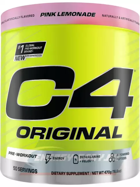 Предтерник Cellucor C4 Pre-Workout 470 г, Розовый лимонад