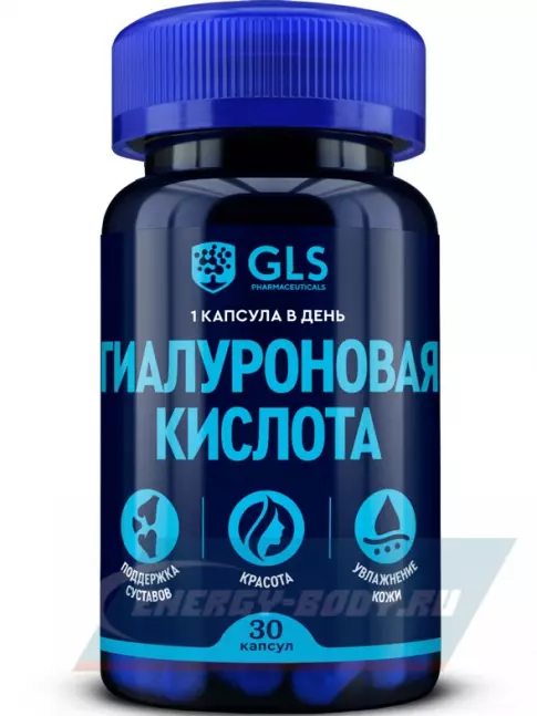 Суставы, связки GLS pharmaceuticals Гиалуроновая кислота 150 мг 30 капсул