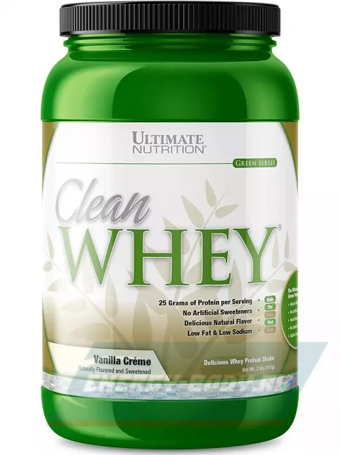  Ultimate Nutrition Clean Whey Protein Blend 910 г, Ванильный крем