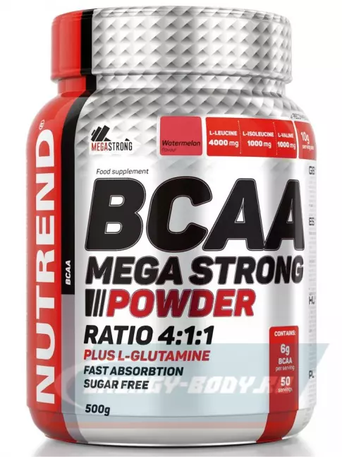 ВСАА NUTREND BCAA MEGA STRONG 4:1:1 500 г, Арбус