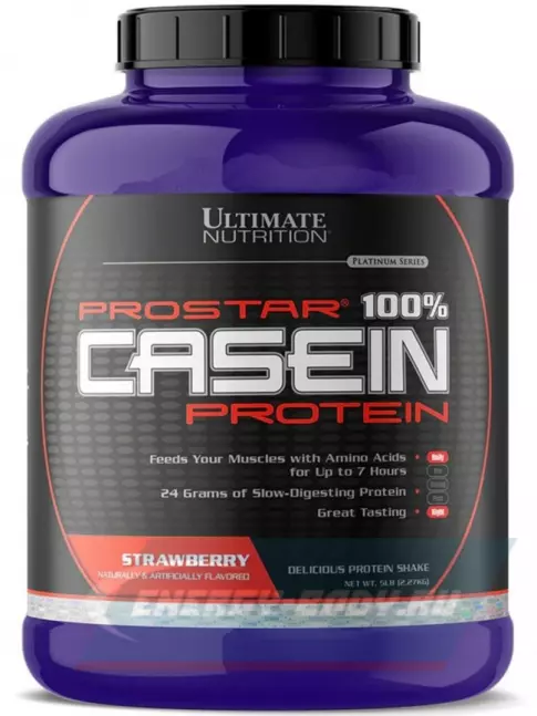  Ultimate Nutrition PROSTAR 100% CASEIN 2270 г, Клубника