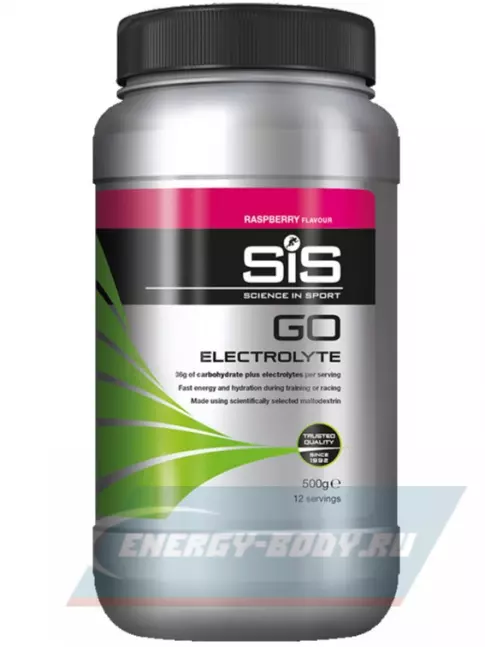  SCIENCE IN SPORT (SiS) GO Electrolyte Powder 500 г, Малина