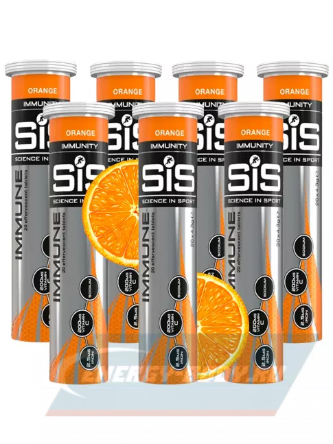  SCIENCE IN SPORT (SiS) IMMUNE TABLETS 7 x 20 таблеток, Апельсин
