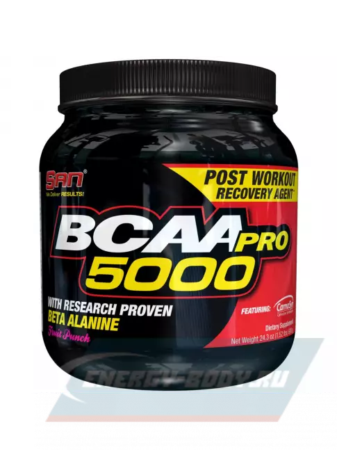 ВСАА SAN BCAA-PRO 5000 2:1:1 690 г, Фруктовый микс