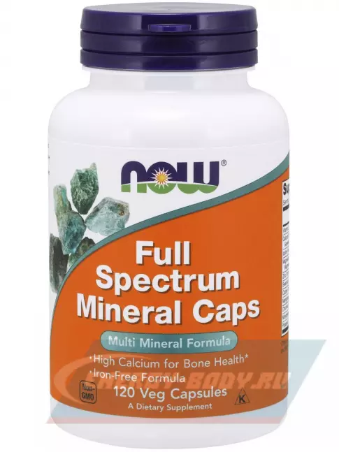 NOW FOODS Full Spectrum Minerals – Мультиминеральная формула 120 веган капсул