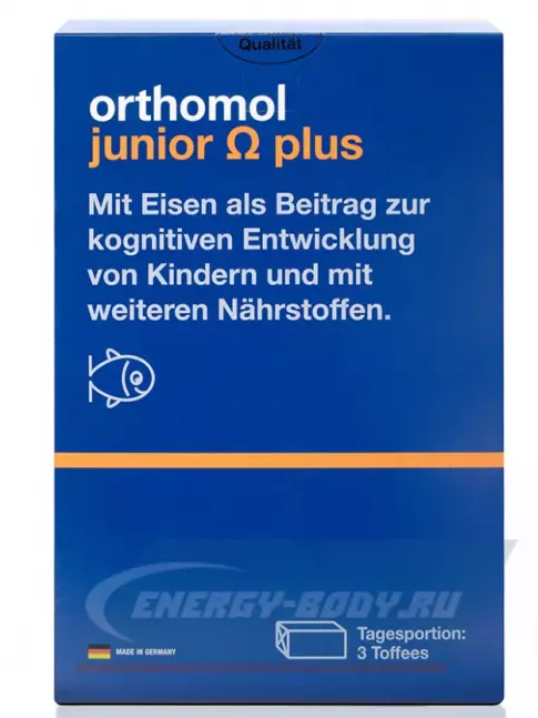 Omega 3 Orthomol Junior Omega plus курс 30 дней Omega 3 Orthomol Junior Omega plus курс 30 дней