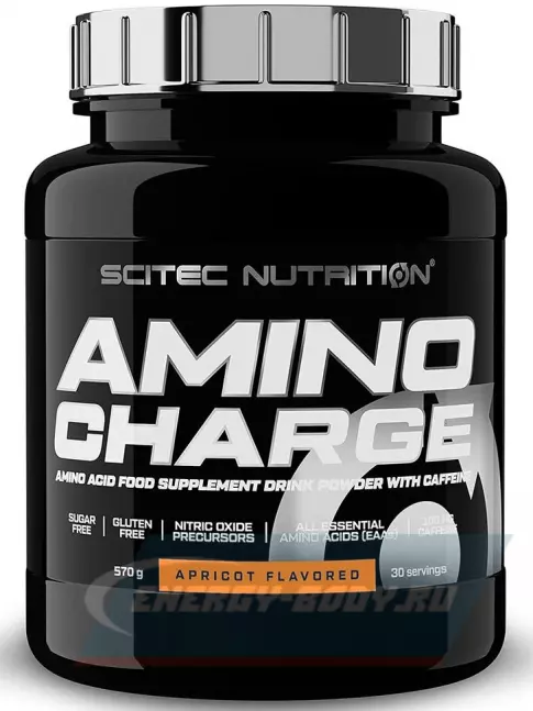 Аминокислотны Scitec Nutrition Amino Charge 570 г, Абрикос