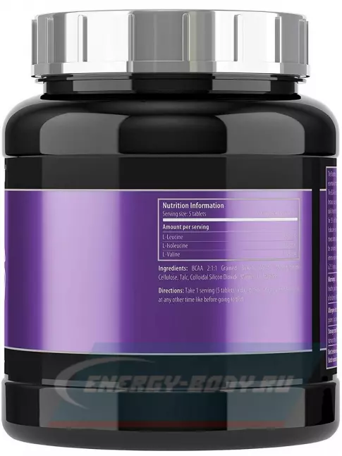 ВСАА Scitec Nutrition BCAA 6400 2:1:1 375 таблеток