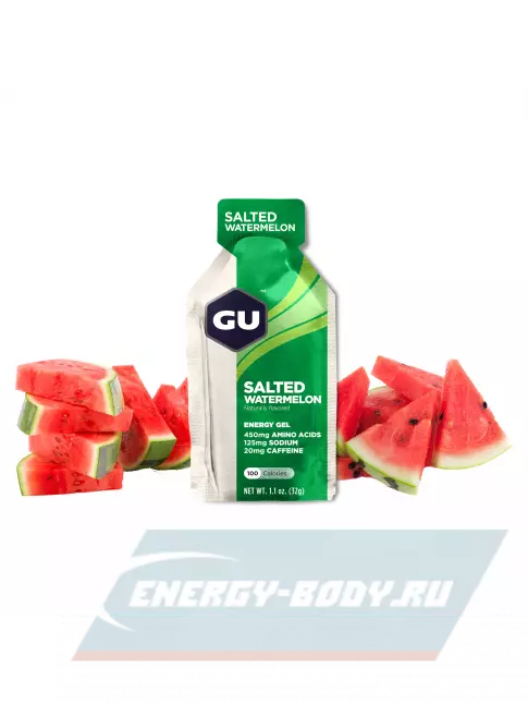 Энергетический гель GU ENERGY GU Original Energy Gel 20mg caffeine 32 г, Соленый Арбуз