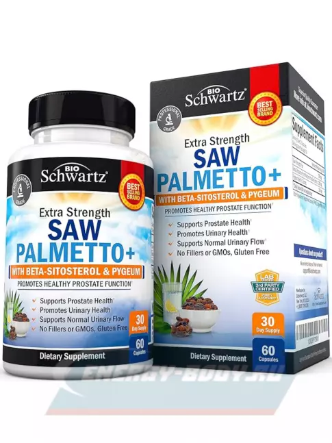  BioSchwartz Saw Palmetto+ 60 капсул