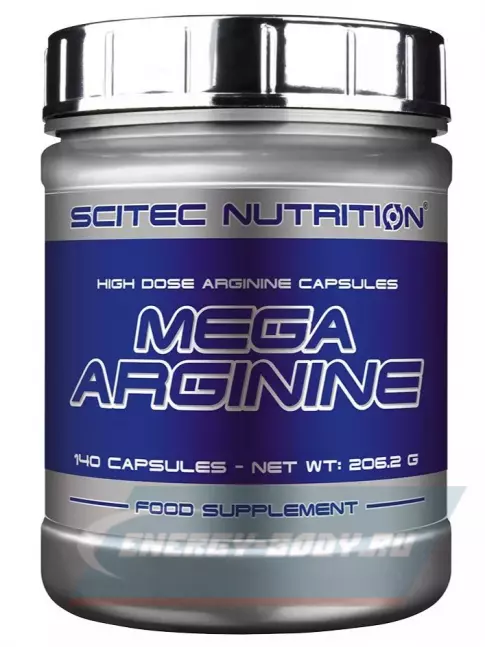  Scitec Nutrition Mega Arginine 140 капсул