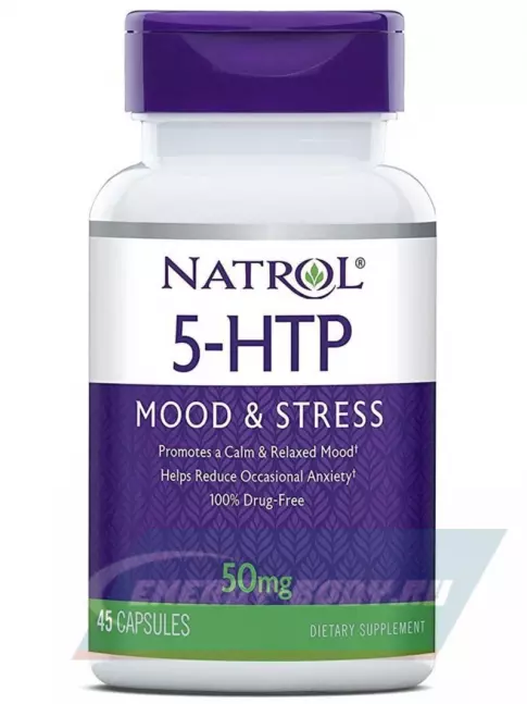 Natrol 5-HTP 50 мг 45 капсул Natrol 5-HTP 50 мг 45 капсул