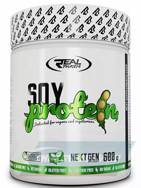  Real Pharm SOY Protein Powder 600 г, Банан