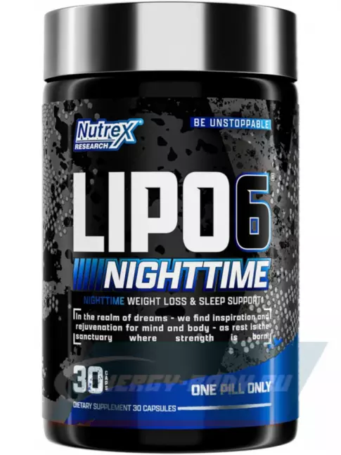  NUTREX Lipo 6 Black NightTime Ultra Concentrate 30 капсул
