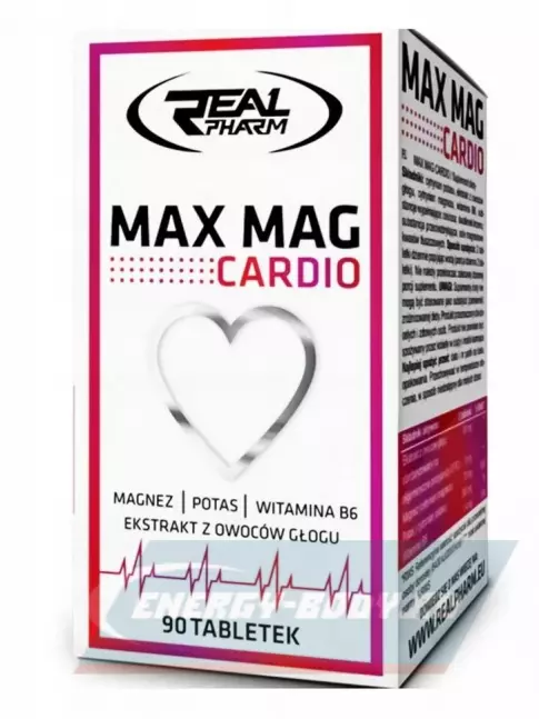  Real Pharm MAX MAG Cardio 90 таблеток