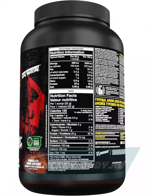  Mutant Iso Surge 727 г, Шоколадный Брауни