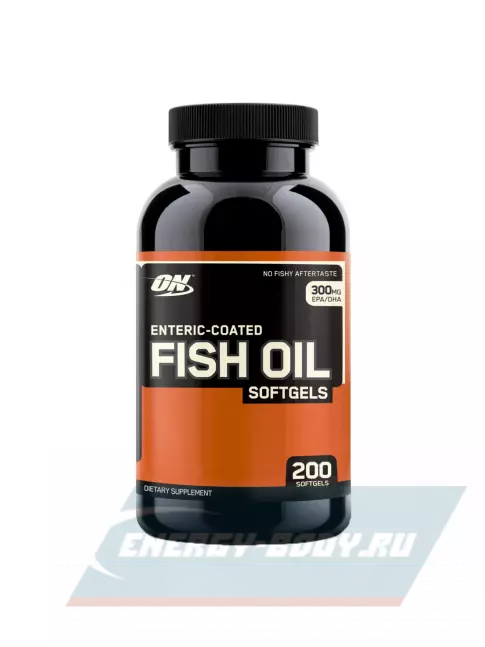 Omega 3 Optimum Nutrition Fish Oil softgels 200 капсул, Нейтральный