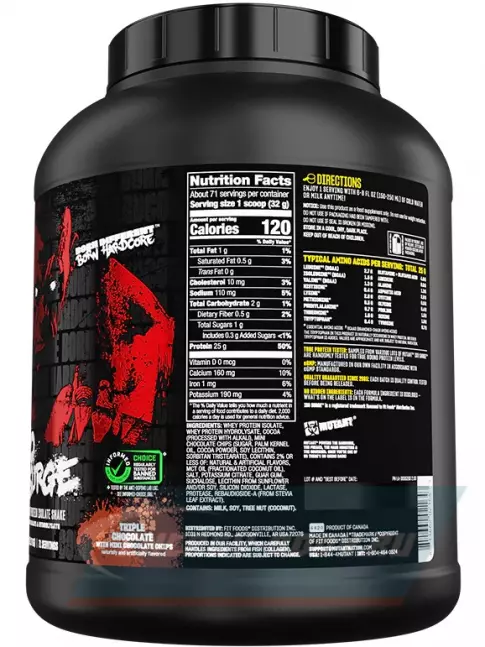  Mutant Iso Surge 2270 г, Тройной шоколад