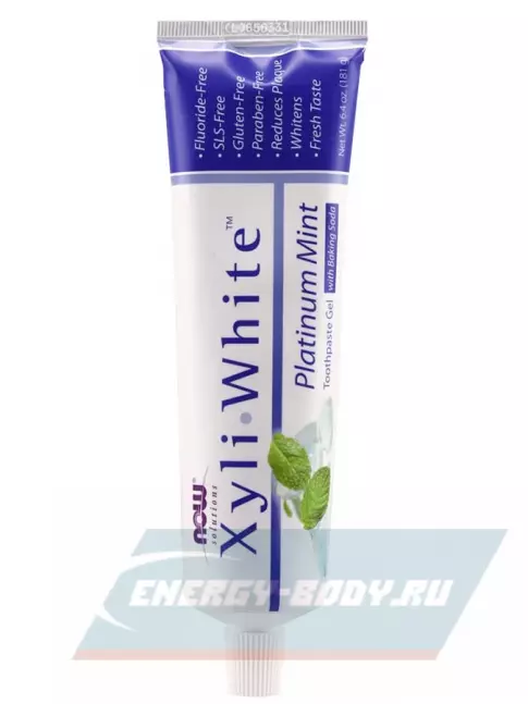  NOW FOODS Xyliwhite вкус Мяты 181 грамм