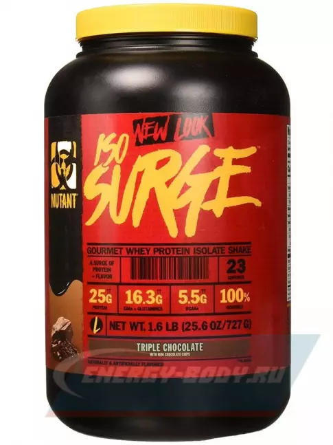 Mutant Iso Surge 727 г, Тройной шоколад Mutant Iso Surge 727 г, Тройной шоколад