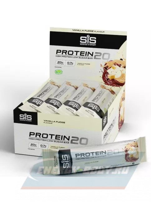 Батончик протеиновый SCIENCE IN SPORT (SiS) Protein 20 12 x 64 г, Ваниль