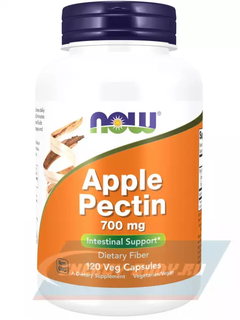  NOW FOODS Apple pectin 700 mg 120 веган капсул