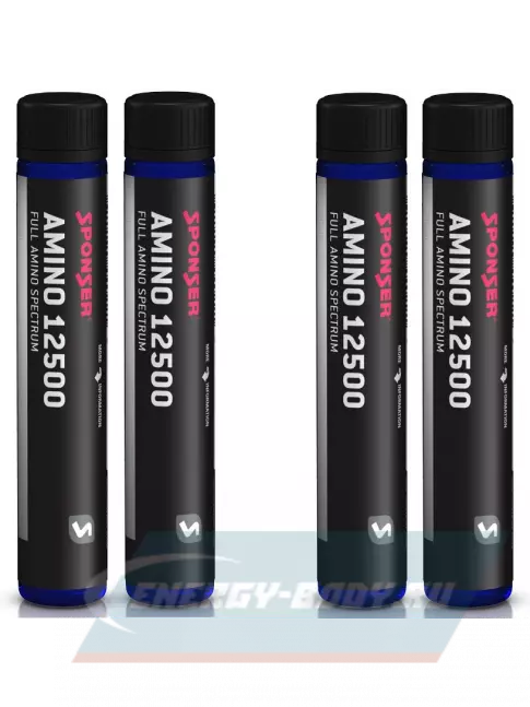 Аминокислотны SPONSER AMINO 12500 4 x 25 мл, Вишня