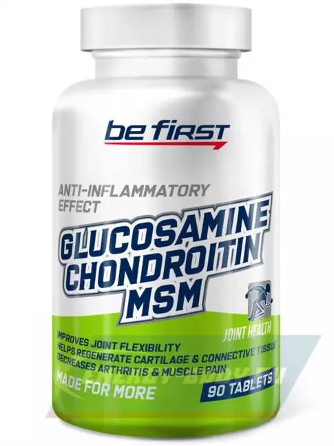 Суставы, связки Be First Glucosamine Chondroitin MSM (глюкозамин хондроитин МСМ) 90 таблеток Суставы, связки Be First Glucosamine Chondroitin MSM (глюкозамин хондроитин МСМ) 90 таблеток