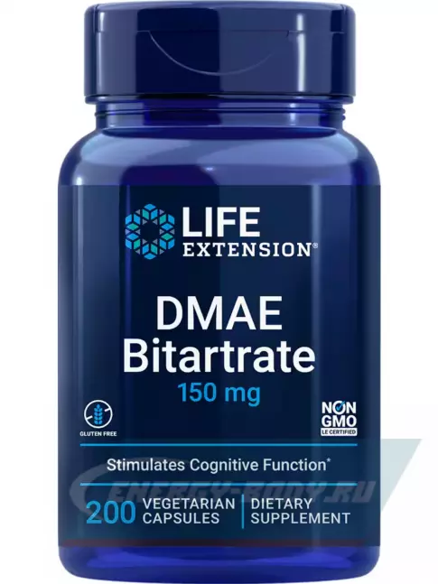  Life Extension DMAE Bitartrate  150 mg 200 капсул