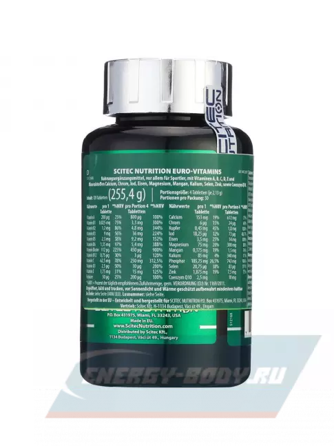  Scitec Nutrition Euro Vita-Mins 120 таблеток
