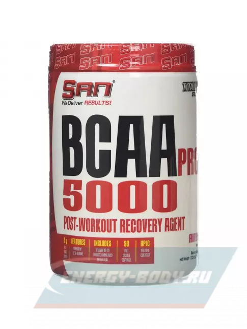 ВСАА SAN BCAA-PRO 5000 2:1:1 340 г, Фруктовый микс