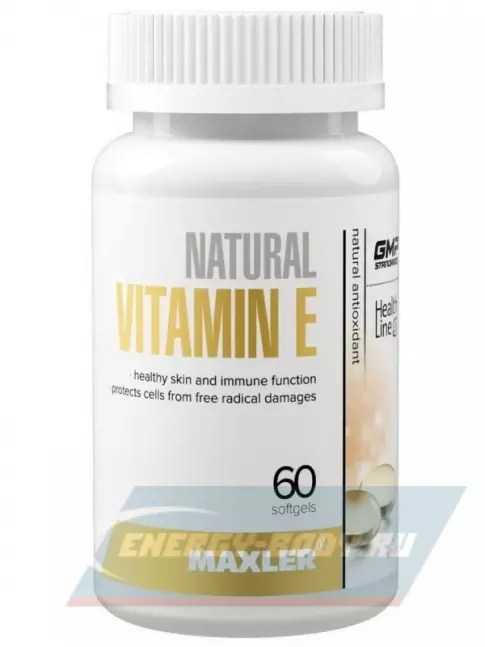  MAXLER Vitamin E 60 софтгель капсул