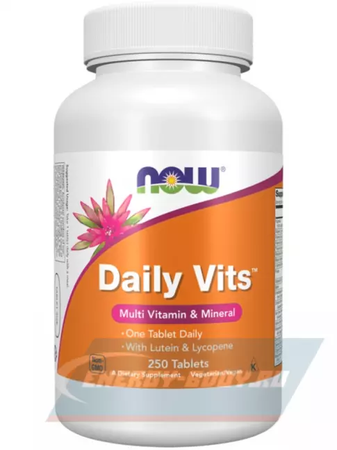 NOW FOODS Daily Vits 250 таблеток NOW FOODS Daily Vits 250 таблеток