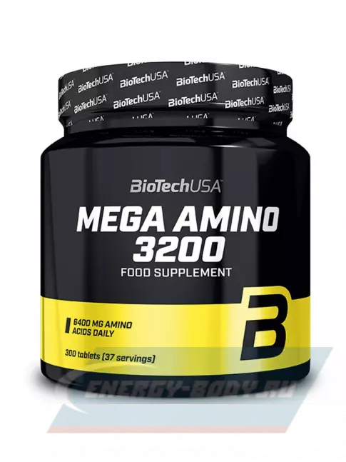 Аминокислотны BioTechUSA Mega Amino 3200 300 таблеток