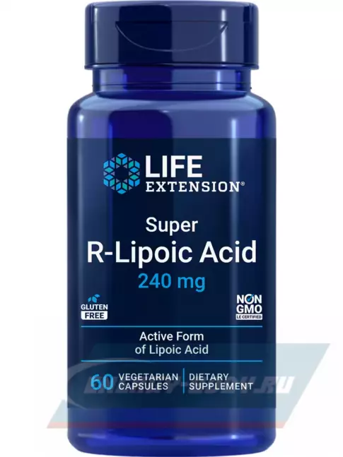  Life Extension Super R-Lipoic Acid 60 капсул