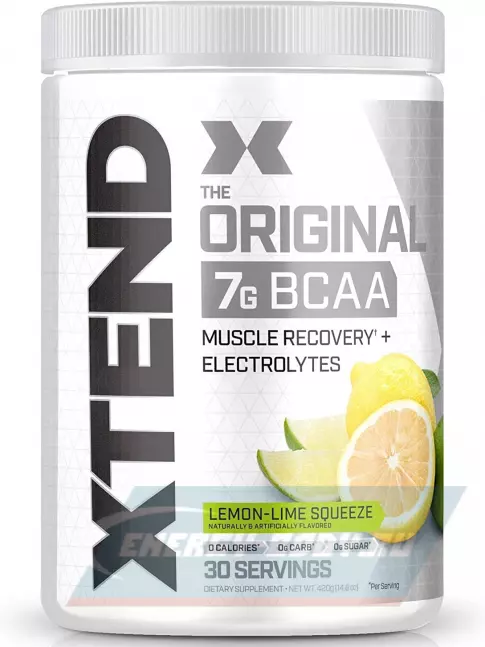 ВСАА Xtend Xtend Original 2:1:1 398-431 г, Лимонно-лаймовый сок