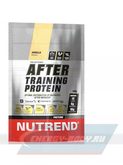 Предтерник NUTREND After Training Protein 540 г, Ваниль