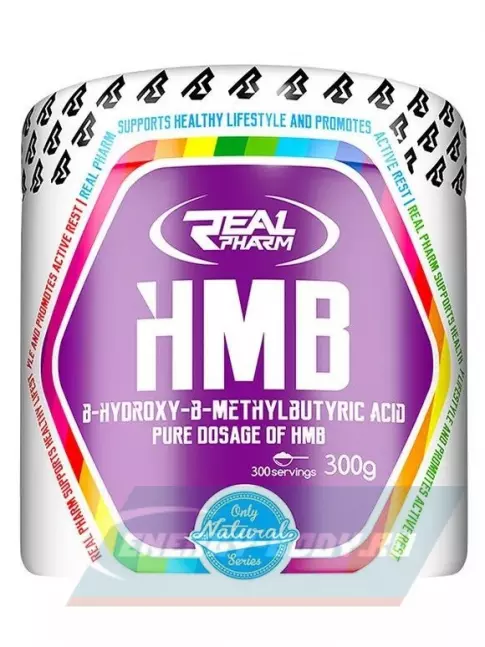 Real Pharm HMB Powder 300 г, Апельсин-Лимон