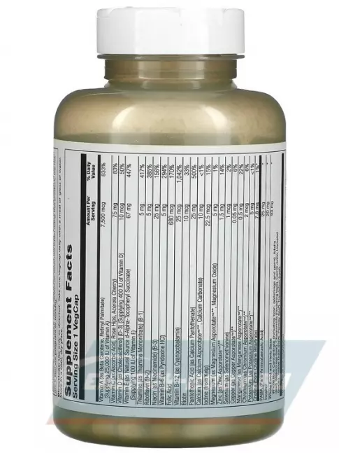  Solaray Once Daily High Energy Multi-Vita-Min 120 вегетарианских капсул