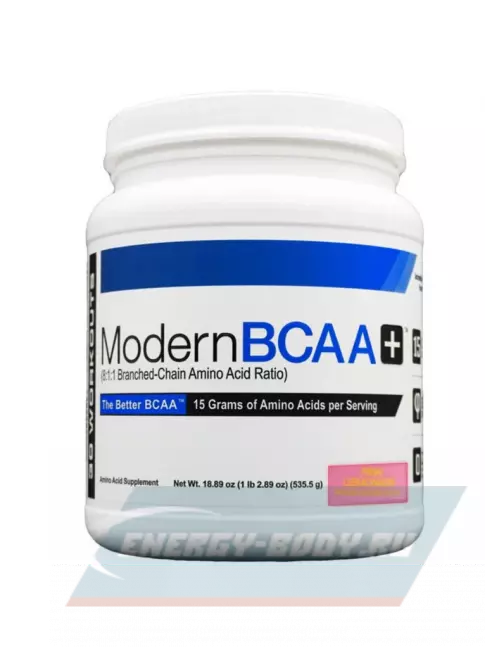 ВСАА MODERN SPORTS NUTRITION Modern BCAA 8:1:1 Plus + 535.5 г, Розовый лимонад