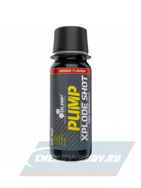 Предтерник OLIMP Pump Xplode Shot 60 мл no caffeine 1 x 60 мл, Апельсин