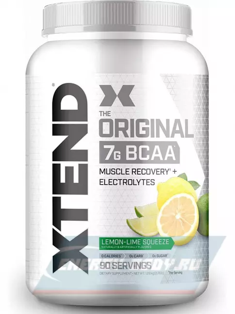 ВСАА Xtend Xtend Original 2:1:1 1194 г, Лимонно-лаймовый сок
