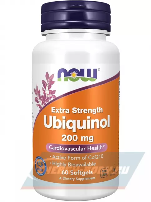  NOW FOODS Ubiquinol 200 mg 60 гелевые капсулы
