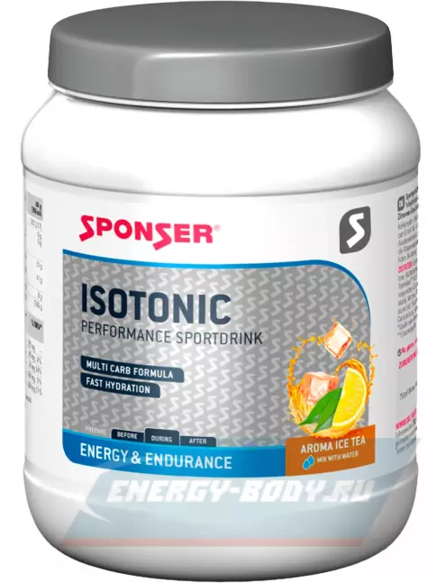  SPONSER ISOTONIC 1000 г, Холодный чай